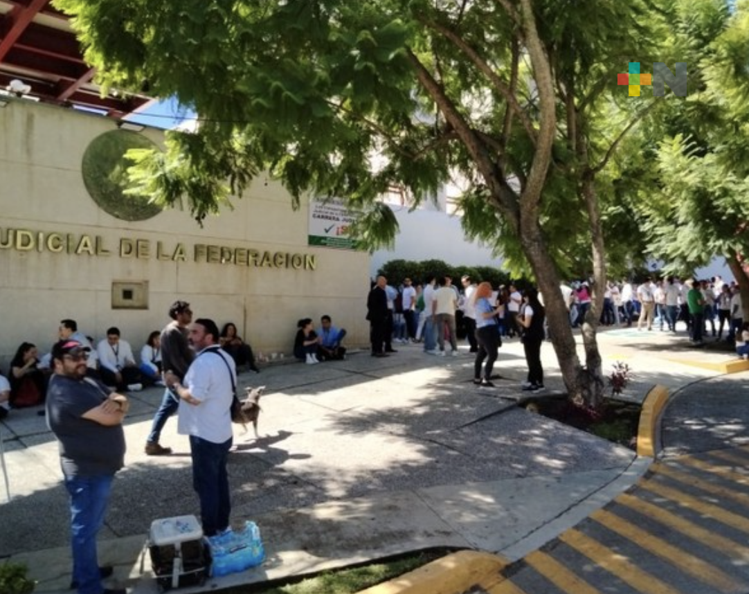 Trabajadores del Poder Judicial Federal en Xalapa se unen al paro indefinido de labores nacional